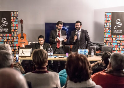 Inaugurazione casa editrice Saggese Editori e presentazione de "Il signor Blu" dell'autore Piero Bagnardi presso l'associazione "A casa di Andrea", Salerno